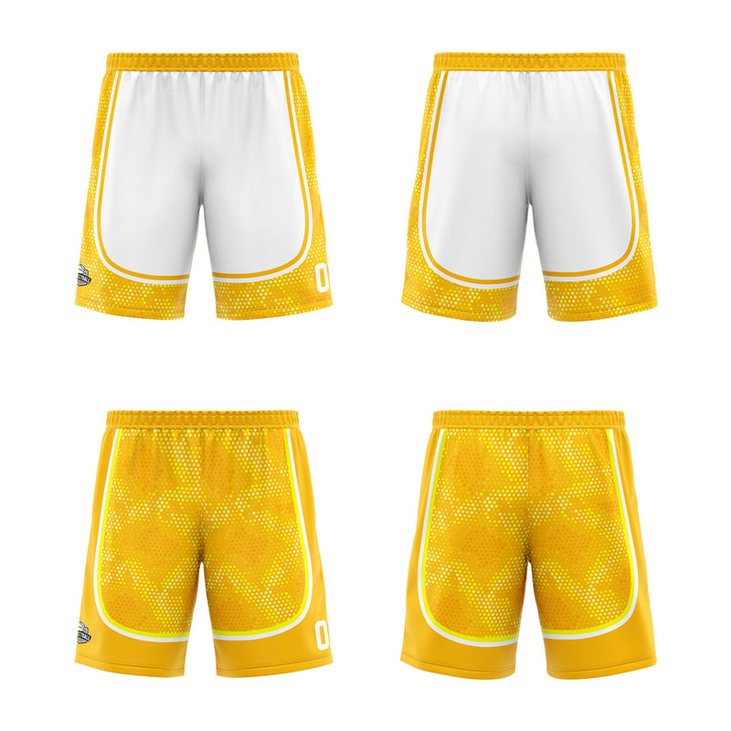 Custom White Orange Reversible Basketball Suit for Adults and Kids Personalized Jersey