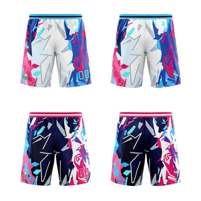 Custom Light Blue Reversible Basketball Suit for Adults and Kids Personalized Jersey enthsush