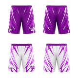 Custom Purple Reversible Basketball Suit for Adults and Kids Personalized Jersey