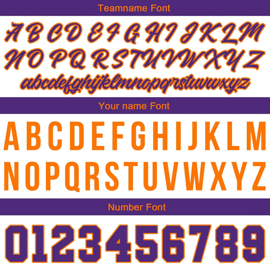 Custom Stitched Basketball Jersey for Men, Women  And Kids White-Purple-Orange enthsush
