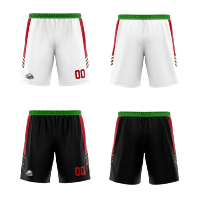 Custom Red Green Reversible Basketball Suit for Adults and Kids Personalized Jersey enthsush