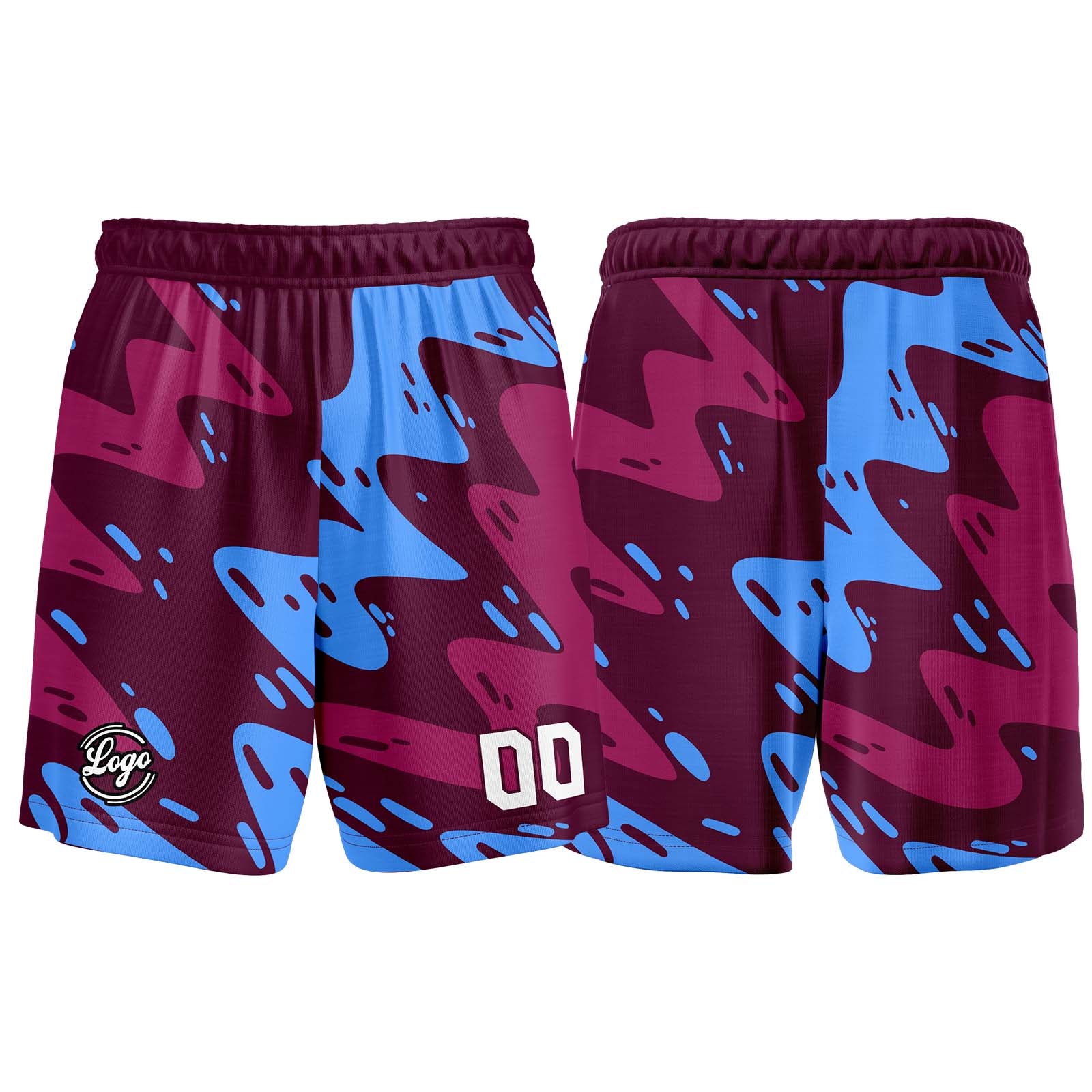 Custom Burgundy Light Basketball Jersey Uniform Suit Printed Your Logo Name Number enthsush