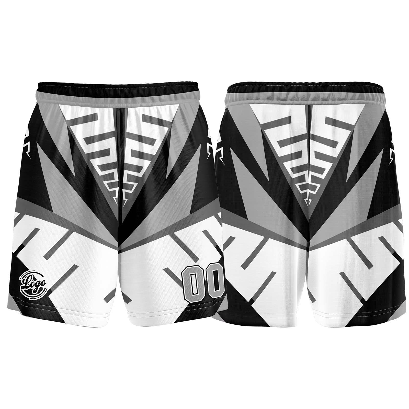 Custom White Black Grey Basketball Jersey Uniform Suit Printed Your Logo Name Number enthsush