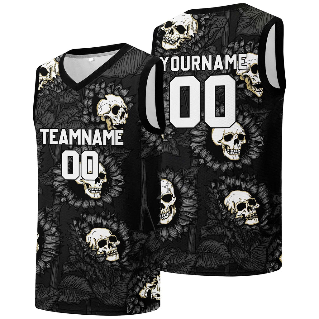 Custom basketball jersey for men and women. Stitched and printed name, number and logo Drak Grey enthsush