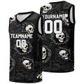 Custom basketball jersey for men and women. Stitched and printed name, number and logo Drak Grey enthsush