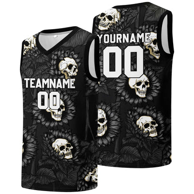 Custom basketball jersey for men and women. Stitched and printed name, number and logo Drak Grey enthsush