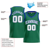 Custom Stitched Basketball Jersey for Men, Women And Kids Kelly Green-White-Royal