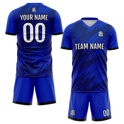 Custom Royal Soccer Jerseys for Men Women Personalized Soccer Uniforms for Adult and Kid enthsush