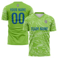 Custom Soccer Jerseys for Men Women Personalized Soccer Uniforms for Adult and Kid Green-White enthsush