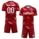 Custom Soccer Jerseys for Men Women Personalized Soccer Uniforms for Adult and Kid Red