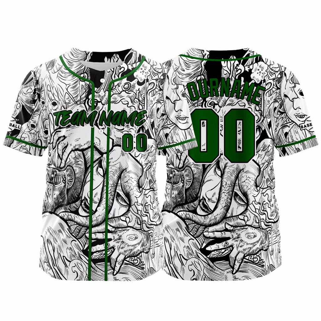 Custom Baseball Uniforms High-Quality for Adult Kids Optimized for Performance Witch-White enthsush