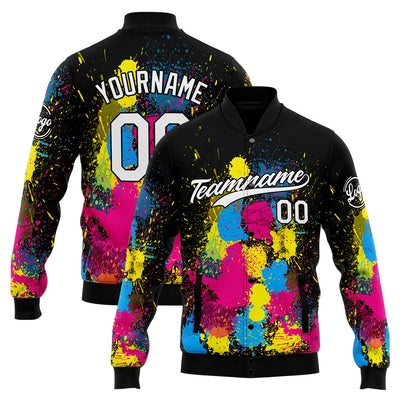 Personalized Custom Men's Jacket Customize Your Team Name, Logo, and Number enthsush
