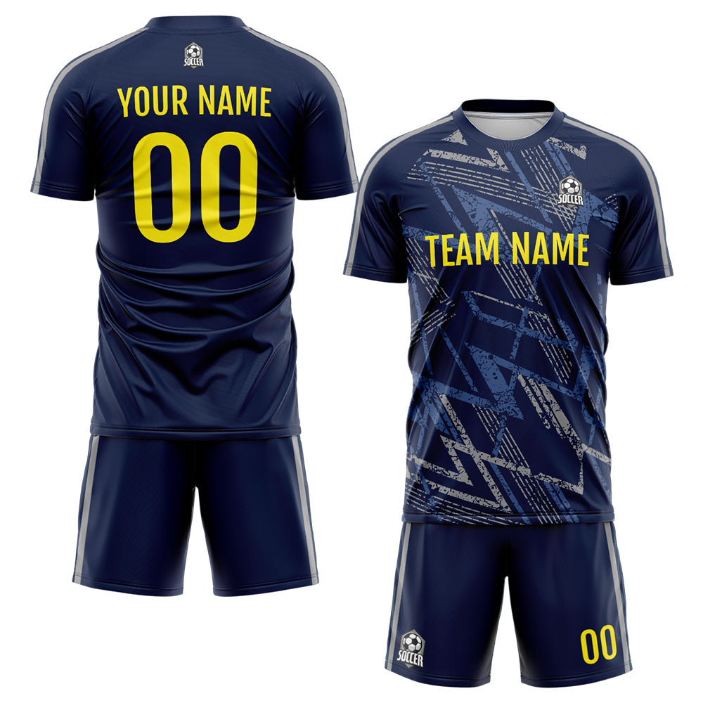 Custom Soccer Jerseys for Men Women Personalized Soccer Uniforms for Adult and Kid Navy enthsush