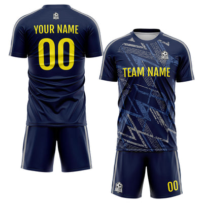 Custom Soccer Jerseys for Men Women Personalized Soccer Uniforms for Adult and Kid Navy enthsush