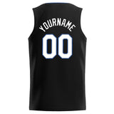 Custom Stitched Basketball Jersey for Men, Women And Kids Black-White-Gray-Royal