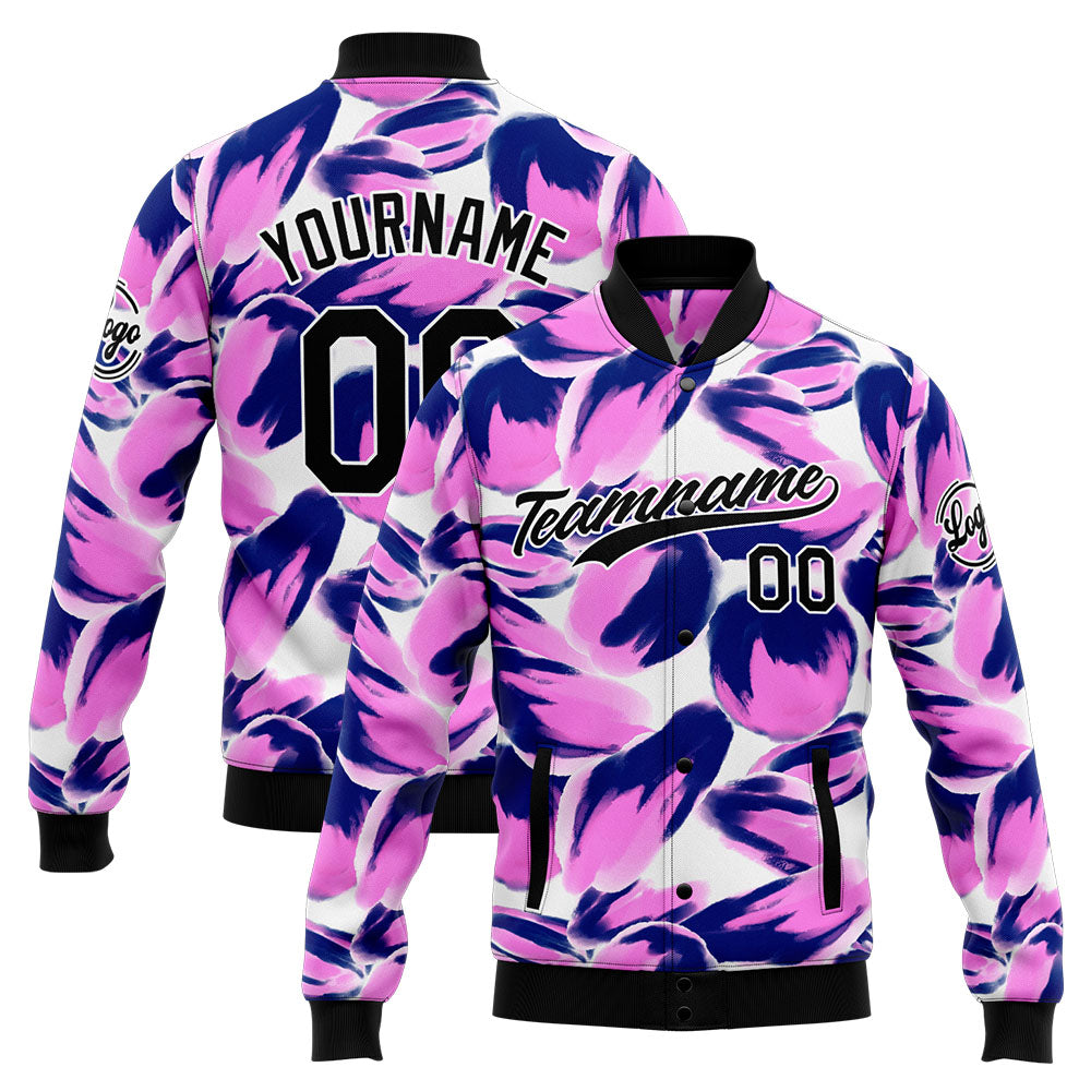 Personalized Custom Men's Jacket Customize Your Team Name, Logo, and Number enthsush
