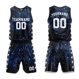 Custom Basketball Jersey Uniform Suit Printed Your Logo Name Number Starry sky