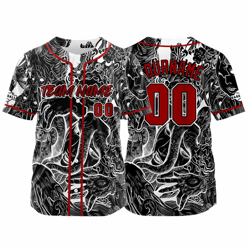 Custom Baseball Uniforms High-Quality for Adult Kids Optimized for Performance Witch-Black