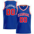Custom Stitched Basketball Jersey for Men, Women And Kids Royal-Red-White enthsush