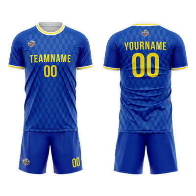 Custom Soccer Jerseys for Men Women Personalized Soccer Uniforms for Adult and Kid Royal enthsush