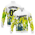 Personalized Custom Men's Jacket Customize Your Team Name, Logo, and Number enthsush