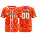 Custom Baseball Uniforms High-Quality for Adult Kids Optimized for Performance Witch-Orange enthsush