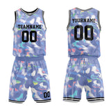 Custom Basketball Jersey Uniform Suit Printed Your Logo Name Number Gorgeous-Grey blue