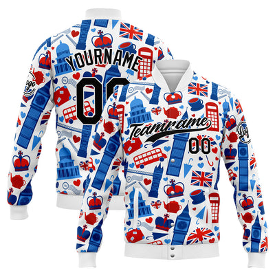 Personalized Custom Men's Jacket Customize Your Team Name, Logo, and Number enthsush