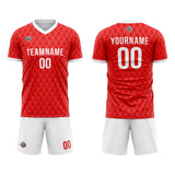 Custom Soccer Jerseys for Men Women Personalized Soccer Uniforms for Adult and Kid Red-White