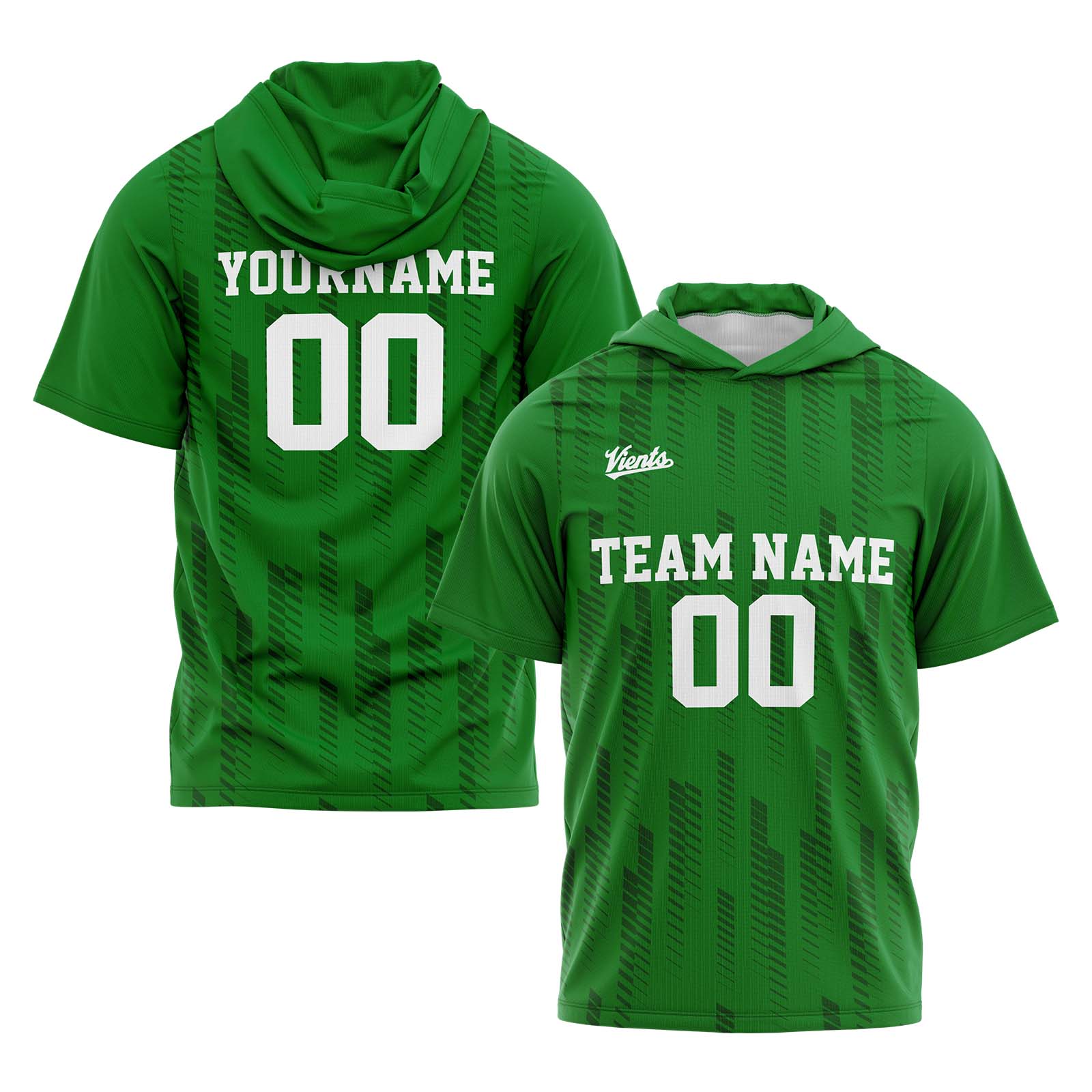 Custom Green Sleeve Hoodies for Men Women Shirts with Hoods Printed Name Logo enthsush