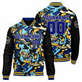 Custom Varsity Jacket Letterman jacket for Men, Women and Youth Royal Yellow enthsush