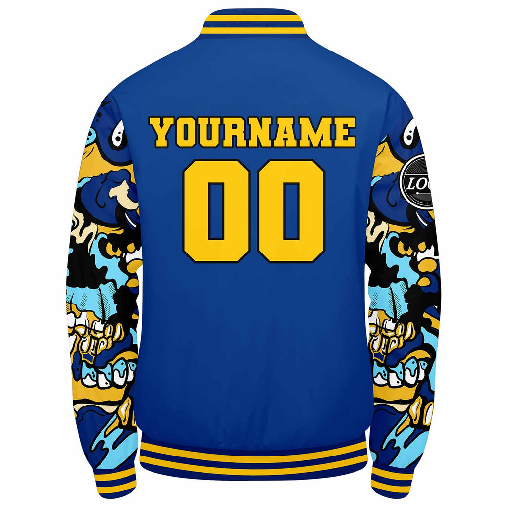 Custom Varsity Jacket Letterman jacket for Men, Women and Youth Royal enthsush