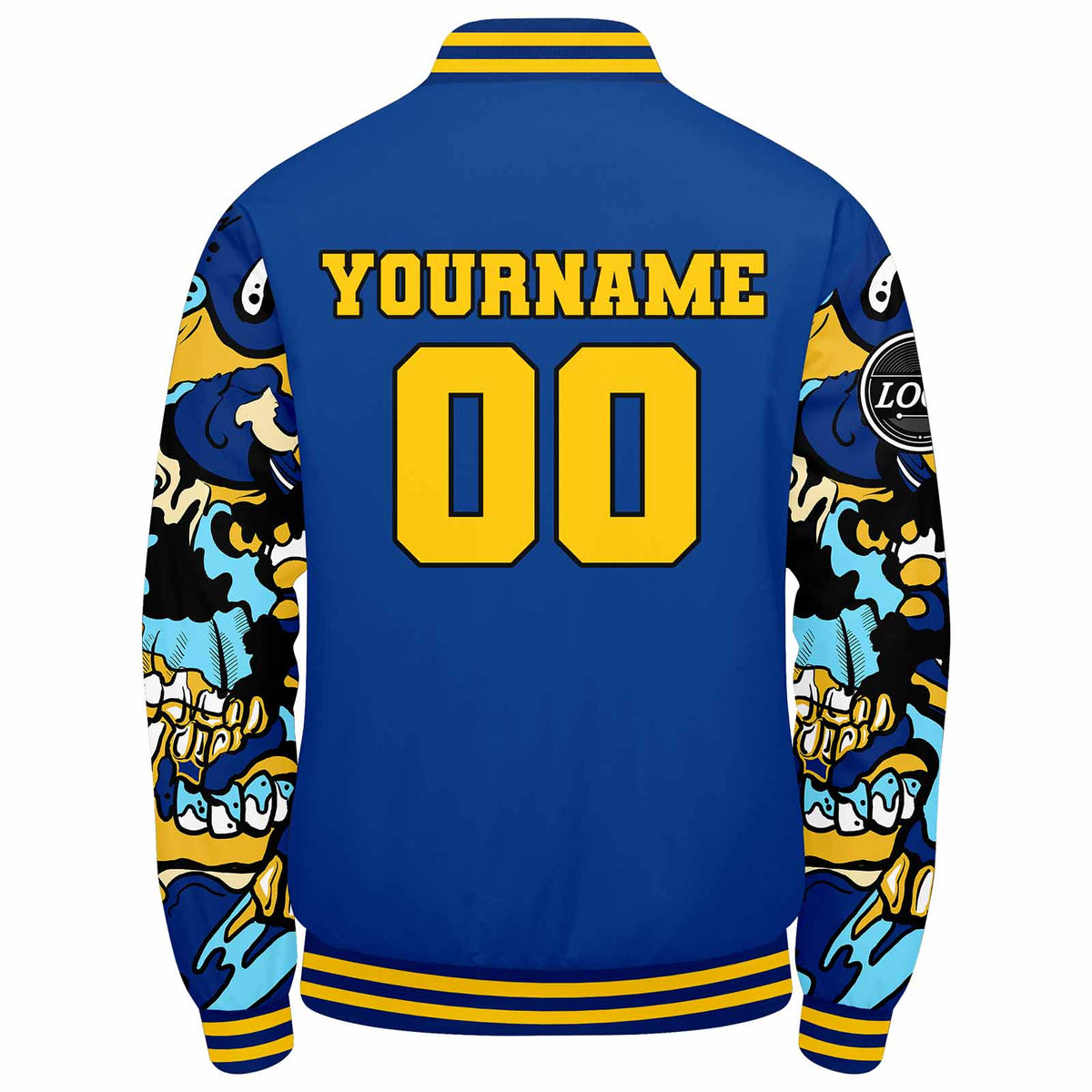 Custom Varsity Jacket Letterman jacket for Men, Women and Youth Royal enthsush