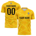 Custom Yellow Soccer Jerseys for Men Women Personalized Soccer Uniforms for Adult and Kid enthsush