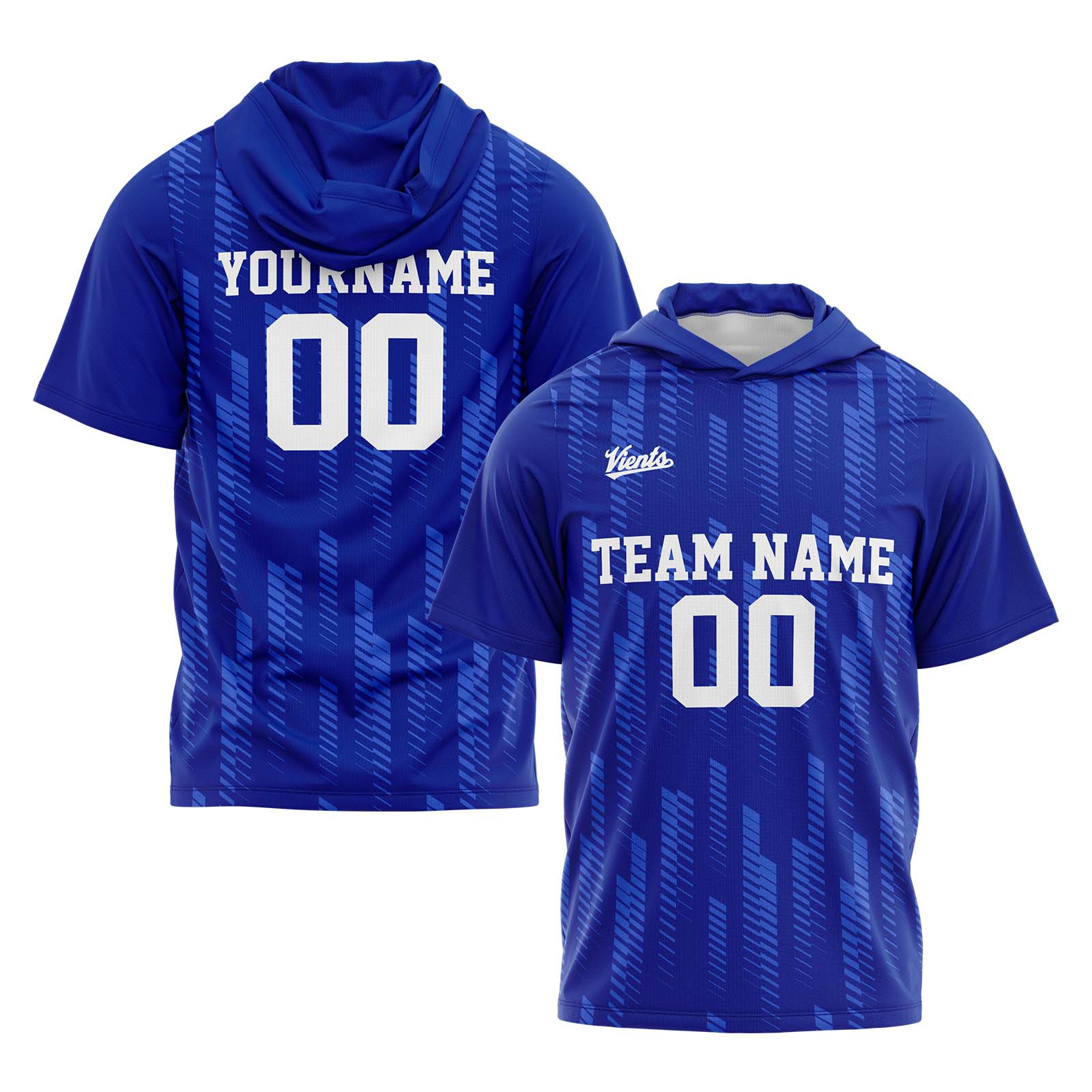 Custom Royal Sleeve Hoodies for Men Women Shirts with Hoods Printed Name Logo enthsush