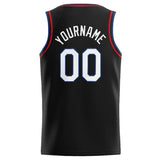 Custom Stitched Basketball Jersey for Men, Women And Kids Black-White-Royal-Red