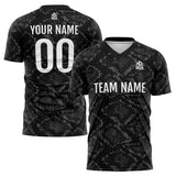 Custom Black Soccer Jerseys for Men Women Personalized Soccer Uniforms for Adult and Kid