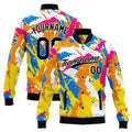 Personalized Custom Men's Jacket Customize Your Team Name, Logo, and Number enthsush