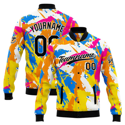 Personalized Custom Men's Jacket Customize Your Team Name, Logo, and Number enthsush