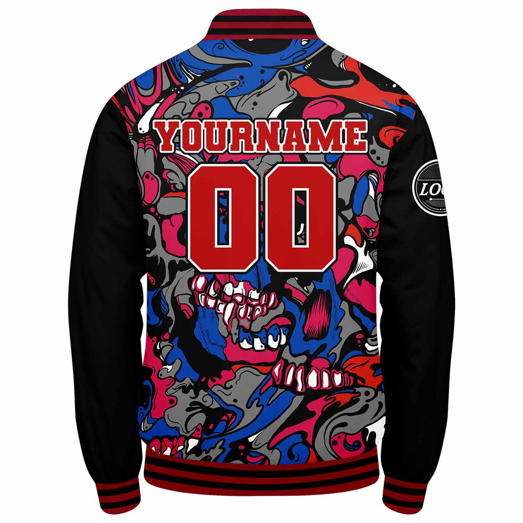 Custom Varsity Jacket Letterman jacket for Men, Women and Youth Red Royal enthsush