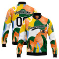 Personalized Custom Men's Jacket Customize Your Team Name, Logo, and Number enthsush