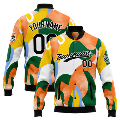 Personalized Custom Men's Jacket Customize Your Team Name, Logo, and Number enthsush