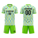 Custom Soccer Jerseys for Men Women Personalized Soccer Uniforms for Adult and Kid White-Neon Green