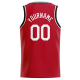 Custom Stitched Basketball Jersey for Men, Women And Kids Red-White-Gray-Black