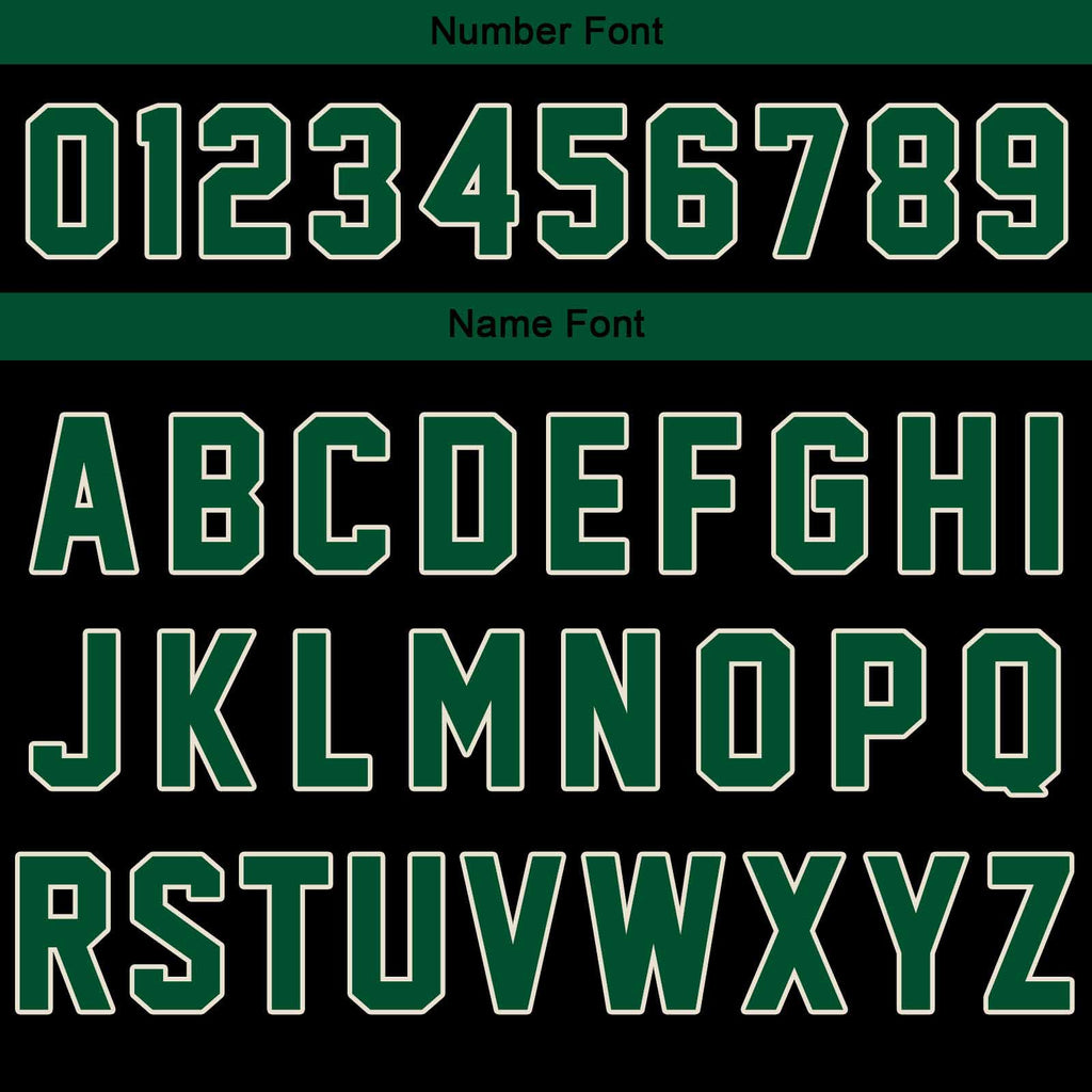 Custom Varsity Jacket Letterman jacket for Men, Women and Youth Green Black enthsush