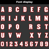 Custom Red Black Reversible Football Jersey Personalized Gradient Football Shirts for Men Printed Team Name Number Logo