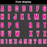 Custom White Pink Reversible Football Jersey Personalized Gradient Football Shirts for Men Printed Team Name Number Logo