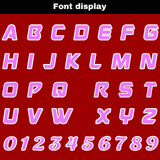 Custom Red Purple Reversible Football Jersey Personalized Gradient Football Shirts for Men Printed Team Name Number Logo