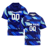 Custom Blue Sleeve Hoodies for Men Women Shirts with Hoods Printed Name Logo
