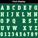 Custom White Green Reversible Gradient Football Jersey Personalized Football Shirts for Men Women  Printed Team Name Number Logo